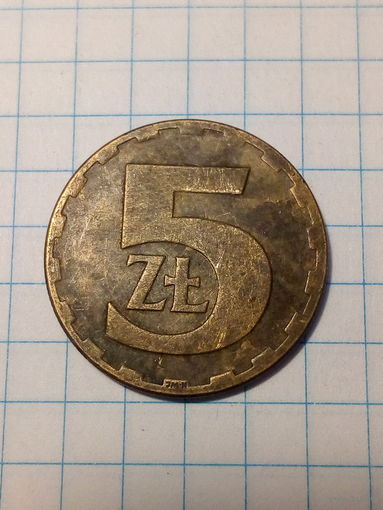 5 злотых Польша 1977 год