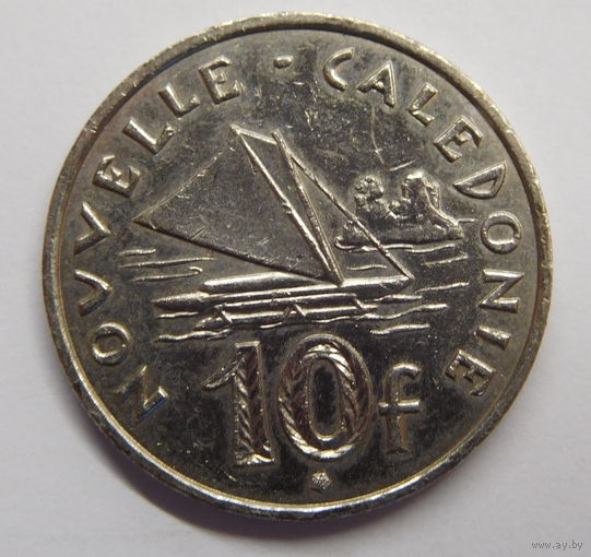 Новая Каледония 10 франков 2009 г