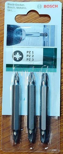 Набор бит Bosch PZ1/2/3