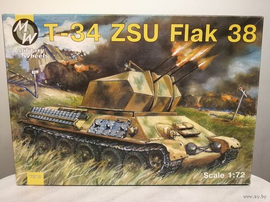 T - 34 ZSU Flak 38