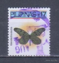 [830] Филиппины 2005. Фауна.Бабочка.17п. Гашеная марка.