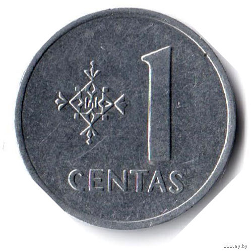 Литва. 1 цент. 1991 г.
