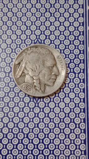 США 5 центов 1936