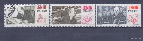 [1233] Польша 1970. Политика.Ленин. Гашеная серия.