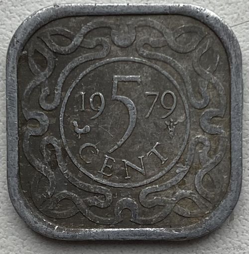 Суринам 5 центов 1979 г.