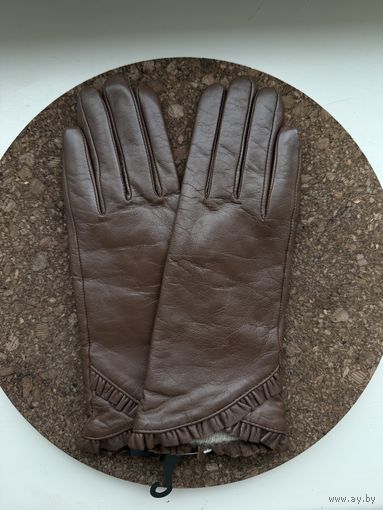 Перчатки новые женские, кожа р-р 6.5