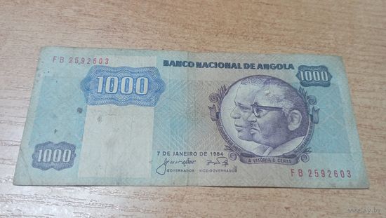 1000 кванза 1984 года Анголы