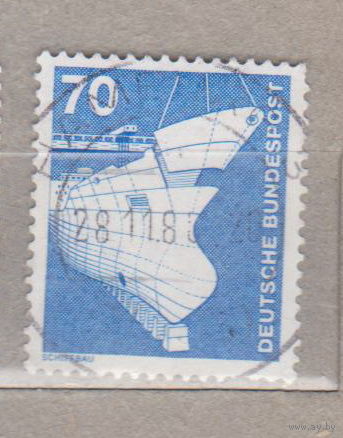 Флот корабли Германия 1975 год лот  1004