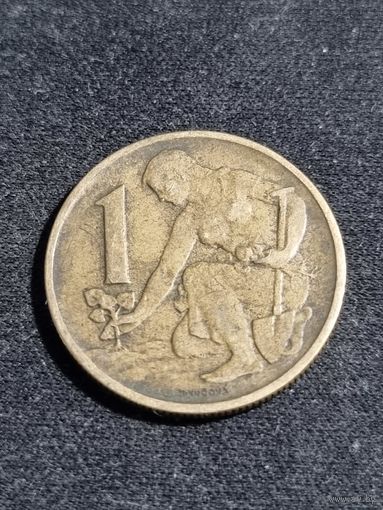 Чехословакия 1 крона 1965