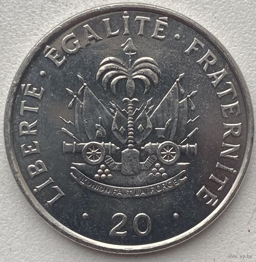 Гаити 20 сантимов 1995 г.