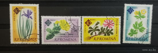 Румыния, флора, 1961г., 100 лет ботаническому саду