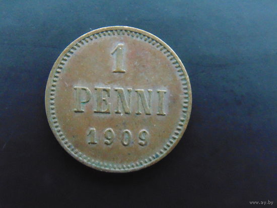 Россия для Финляндии 1 пенни 1909 г.