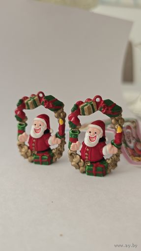 Фигурка Kinder, Schone Adventszeit с Сантой из  Новогодней серии 1998)
