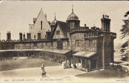 Открытка Англия Виндзорский замок Windsor castle