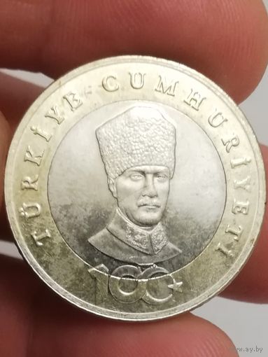 Турция 5 лир 2023 100 лет со дня основания Республики