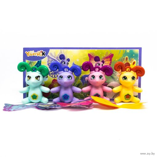 Серия игрушек из киндера Бабочки