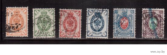 Россия-1902 (Заг.66-72 )гаш., с ВЗ ( вертик.),   13-й выпуск, Царская Россия,(7)