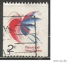 Папуа Новая-Гвинея. Райская птица. 1971г. Mi#202