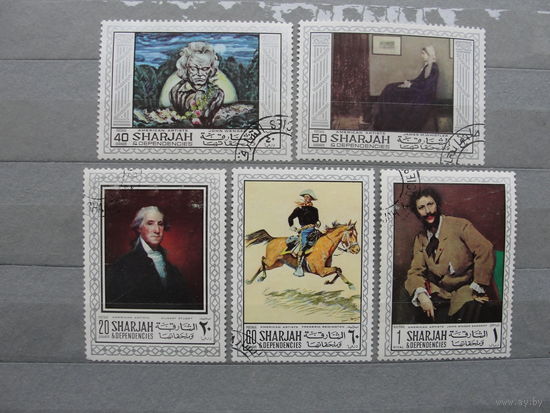 Продажа коллекции с 1 рубля! Искусство на почтовых марках мира.