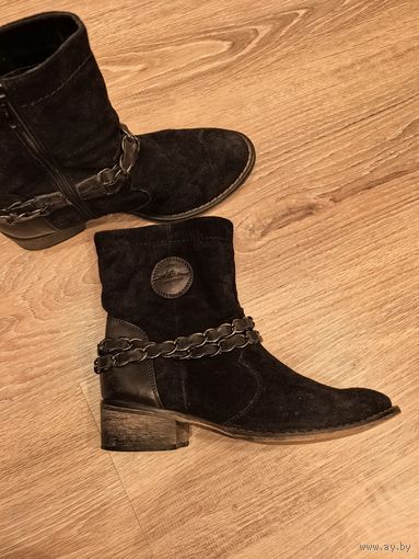 Полусапожки замшевые Alea Calzature (Италия), р.37