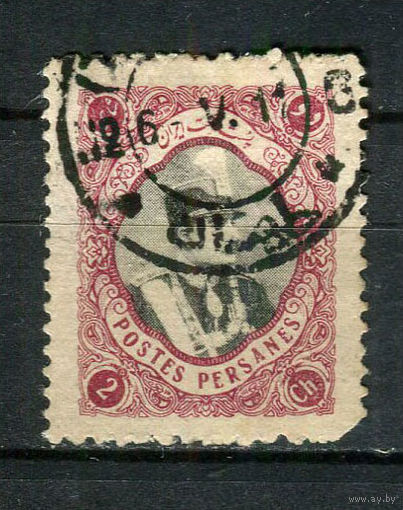 Персия (Иран) - 1931/1932 - Шах Реза Пехлеви 2Ch - (есть тонкое место) - [Mi.615] - 1 марка. Гашеная.  (LOT Fi28)-T10P20