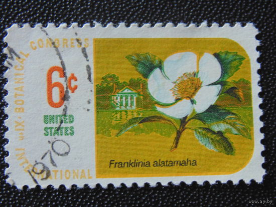 США 1970 г. Цветы.