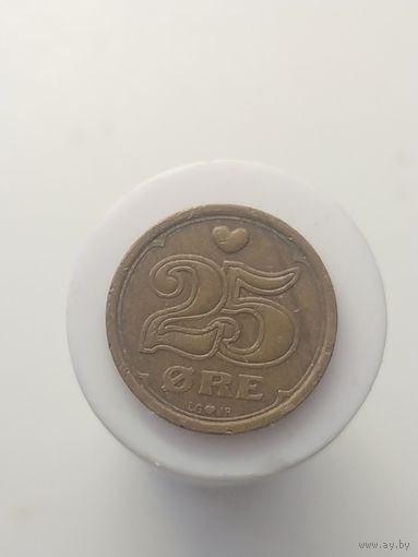 25 эре Дания 1990 год лот 43
