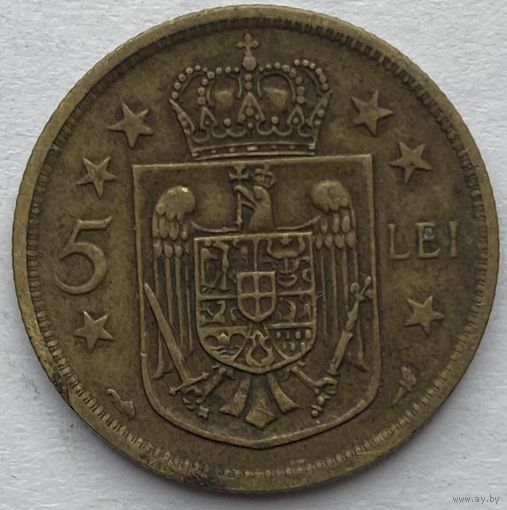 Румыния 5 леев 1930 г.