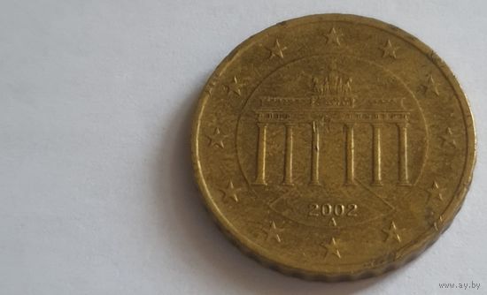 Германия 2002А 10 евроцентов