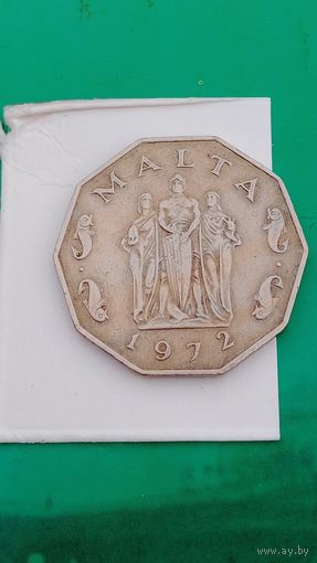 Мальта 50 центов 1972