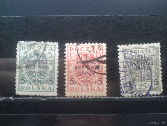 Польша, 1919. 1-я национальная выставка почтовых марок. Надпечатка