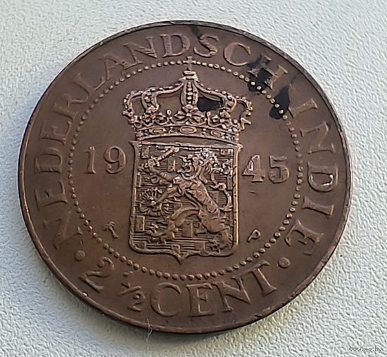 Голландская Ост-Индия 2,5 цента, 1945 1-6-18