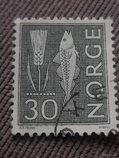 Норвегия 1962. Треска и пшеница. Стандарт