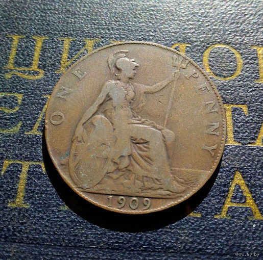 1 пенни 1909 Великобритания #01