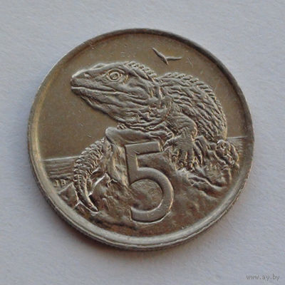 Новая Зеландия 5 центов. 1978 г.