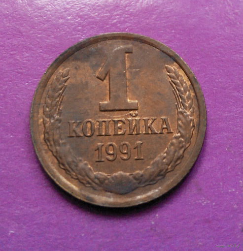 1 копейка 1991 Л СССР, БРАК! #11