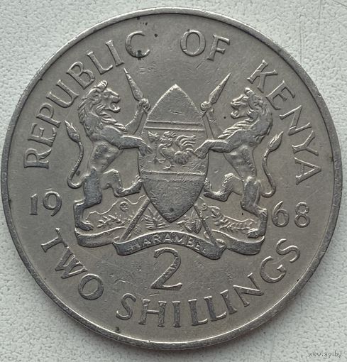 Кения 2 шиллинга 1968 г.