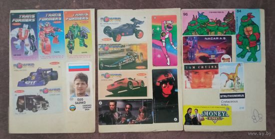 Наклейки 90-х лот3