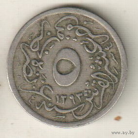 Египет 5/10 кирш 1876 2