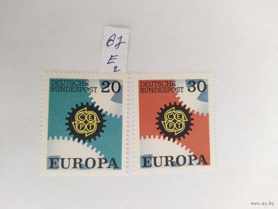 ФРГ 1967 2 м
