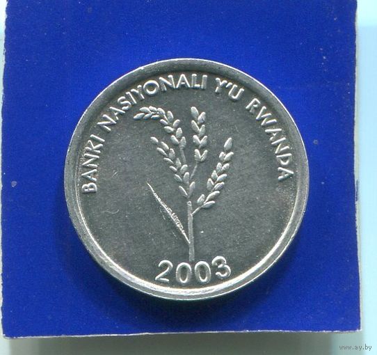 Руанда 1 франк 2003 UNC