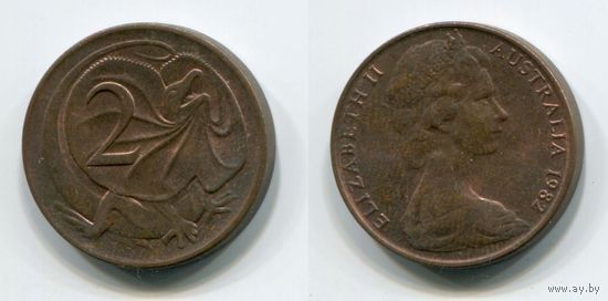 Австралия. 2 цента (1982, XF)