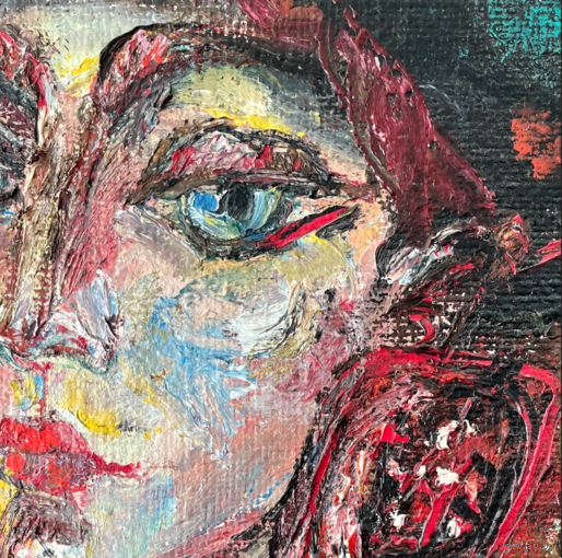 Большая картина маслом Наталья Черноголова 1997г 72х93см