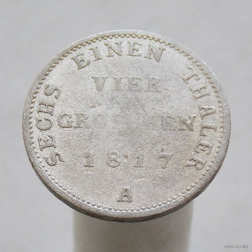 Пруссия 1/6 талера 1817