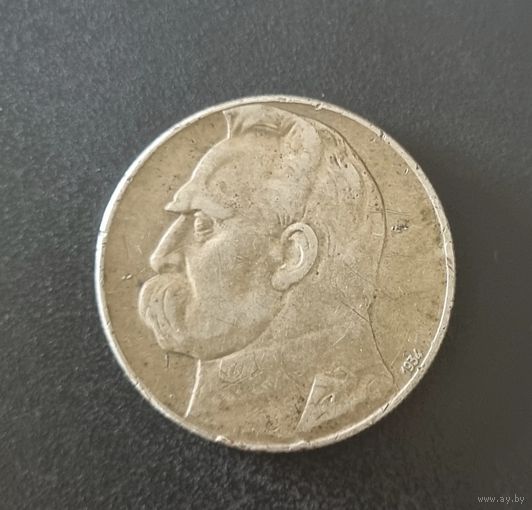 10 злотых РП 1934 года. Легионер.