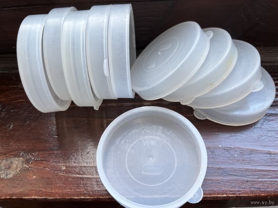 Крышки для банок пластмассовые малые, 10 шт.