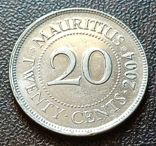 Маврикий 20 центов, 2004    ( 1-4-5 )