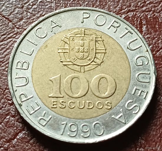 Португалия 100 эскудо, 1990    ( 1-12-2 )