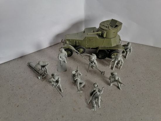 Модель БА 10 и немецкие солдаты 1:35 Звезда