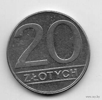 НАРОДНАЯ РЕСПУБЛИКА ПОЛЬША. 20 ЗЛОТЫХ  1989